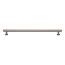Top Knobs [TK3336AG] Die Cast Zinc Cabinet Pull Handle - Lambert Series - Oversized - Ash Gray Finish - 12" C/C - 13 5/8" L