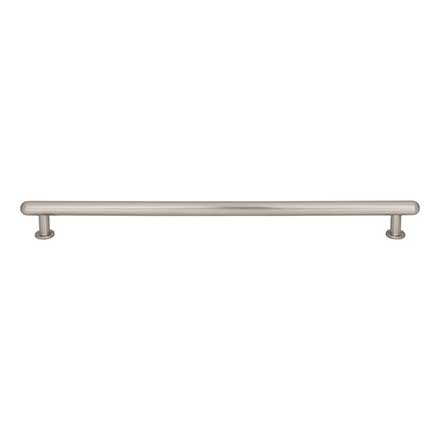 Top Knobs [TK3336BSN] Die Cast Zinc Cabinet Pull Handle - Lambert Series - Oversized - Brushed Satin Nickel Finish - 12" C/C - 13 5/8" L