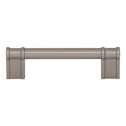 Top Knobs [TK3382AG] Die Cast Zinc Cabinet Pull Handle - Newburn Series - Standard Size - Ash Gray Finish - 3 3/4" C/C - 4 1/2" L