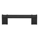 Top Knobs [TK3382BLK] Die Cast Zinc Cabinet Pull Handle - Newburn Series - Standard Size - Flat Black Finish - 3 3/4" C/C - 4 1/2" L