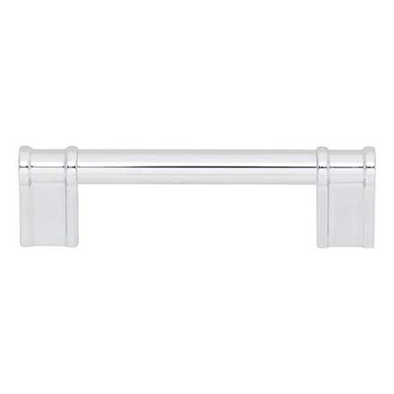 Top Knobs [TK3382PC] Die Cast Zinc Cabinet Pull Handle - Newburn Series - Standard Size - Polished Chrome Finish - 3 3/4" C/C - 4 1/2" L