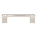 Top Knobs [TK3382PN] Die Cast Zinc Cabinet Pull Handle - Newburn Series - Standard Size - Polished Nickel Finish - 3 3/4" C/C - 4 1/2" L