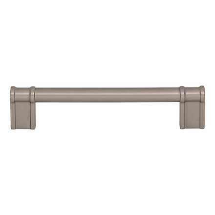Top Knobs [TK3383AG] Die Cast Zinc Cabinet Pull Handle - Newburn Series - Oversized - Ash Gray Finish - 5 1/16" C/C - 5 3/4" L