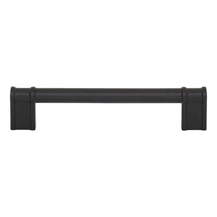 Top Knobs [TK3383BLK] Die Cast Zinc Cabinet Pull Handle - Newburn Series - Oversized - Flat Black Finish - 5 1/16" C/C - 5 3/4" L