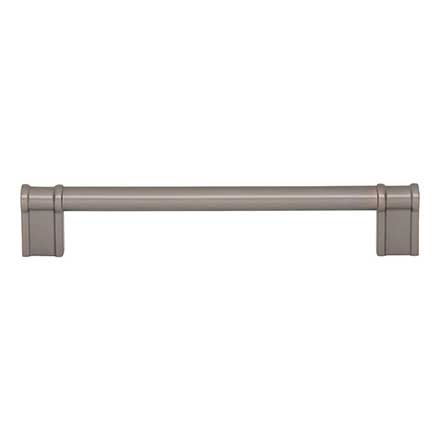 Top Knobs [TK3384AG] Die Cast Zinc Cabinet Pull Handle - Newburn Series - Oversized - Ash Gray Finish - 6 5/16" C/C - 7 1/16" L