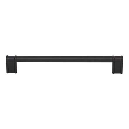 Top Knobs [TK3385BLK] Die Cast Zinc Cabinet Pull Handle - Newburn Series - Oversized - Flat Black Finish - 7 9/16" C/C - 8 5/16" L