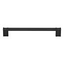 Top Knobs [TK3385BLK] Die Cast Zinc Cabinet Pull Handle - Newburn Series - Oversized - Flat Black Finish - 7 9/16" C/C - 8 5/16" L