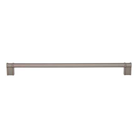 Top Knobs [TK3387AG] Die Cast Zinc Cabinet Pull Handle - Newburn Series - Oversized - Ash Gray Finish - 12" C/C - 12 3/4" L