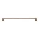 Top Knobs [TK3387AG] Die Cast Zinc Cabinet Pull Handle - Newburn Series - Oversized - Ash Gray Finish - 12" C/C - 12 3/4" L