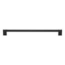 Top Knobs [TK3387BLK] Die Cast Zinc Cabinet Pull Handle - Newburn Series - Oversized - Flat Black Finish - 12" C/C - 12 3/4" L