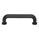 Top Knobs [TK3321BLK] Die Cast Zinc Cabinet Pull Handle - Stanmore Series - Standard Size - Flat Black Finish - 3 3/4" C/C - 4 3/8" L