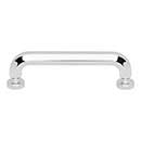 Top Knobs [TK3321PC] Die Cast Zinc Cabinet Pull Handle - Stanmore Series - Standard Size - Polished Chrome Finish - 3 3/4" C/C - 4 3/8" L