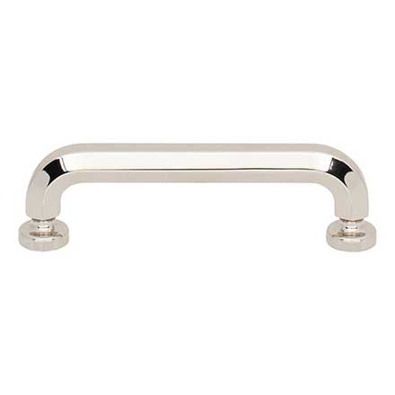 Top Knobs [TK3321PN] Die Cast Zinc Cabinet Pull Handle - Stanmore Series - Standard Size - Polished Nickel Finish - 3 3/4" C/C - 4 3/8" L