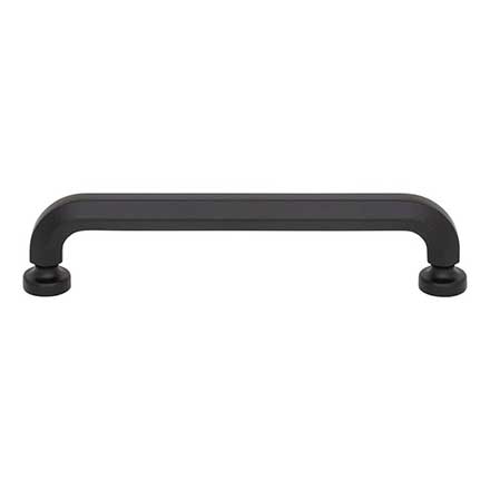 Top Knobs [TK3322BLK] Die Cast Zinc Cabinet Pull Handle - Stanmore Series - Oversized - Flat Black Finish - 5 1/16" C/C - 5 5/8" L