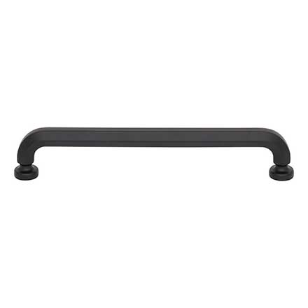 Top Knobs [TK3323BLK] Die Cast Zinc Cabinet Pull Handle - Stanmore Series - Oversized - Flat Black Finish - 6 5/16" C/C - 6 15/16" L
