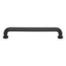 Top Knobs [TK3323BLK] Die Cast Zinc Cabinet Pull Handle - Stanmore Series - Oversized - Flat Black Finish - 6 5/16" C/C - 6 15/16" L