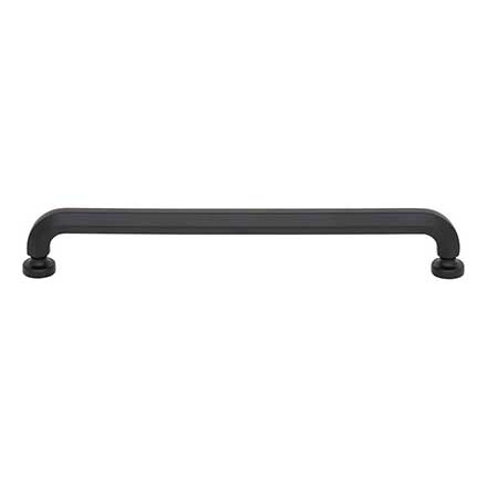 Top Knobs [TK3324BLK] Die Cast Zinc Cabinet Pull Handle - Stanmore Series - Oversized - Flat Black Finish - 7 9/16" C/C - 8 3/16" L