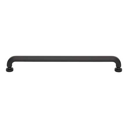 Top Knobs [TK3325BLK] Die Cast Zinc Cabinet Pull Handle - Stanmore Series - Oversized - Flat Black Finish - 8 13/16" C/C - 9 7/16" L
