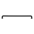 Top Knobs [TK3326BLK] Die Cast Zinc Cabinet Pull Handle - Stanmore Series - Oversized - Flat Black Finish - 12" C/C - 12 5/8" L