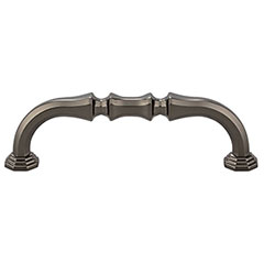 Top Knobs [TK341AG] Die Cast Zinc Cabinet Pull Handle - Chalet Series - Standard Size - Ash Gray Finish - 3 3/4&quot; C/C - 4 3/8&quot; L