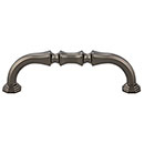 Top Knobs [TK341AG] Die Cast Zinc Cabinet Pull Handle - Chalet Series - Standard Size - Ash Gray Finish - 3 3/4" C/C - 4 3/8" L