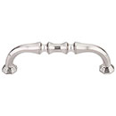 Top Knobs [TK341BSN] Die Cast Zinc Cabinet Pull Handle - Chalet Series - Standard Size - Brushed Satin Nickel Finish - 3 3/4&quot; C/C - 4 3/8&quot; L