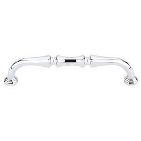 Top Knobs [TK342PC] Die Cast Zinc Cabinet Pull Handle - Chalet Series - Oversized - Polished Chrome Finish - 5" C/C - 5 5/8" L
