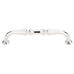 Top Knobs [TK342PN] Die Cast Zinc Cabinet Pull Handle - Chalet Series - Oversized - Polished Nickel Finish - 5&quot; C/C - 5 5/8&quot; L