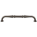 Top Knobs [TK343AG] Die Cast Zinc Cabinet Pull Handle - Chalet Series - Oversized - Ash Gray Finish - 7" C/C - 7 5/8" L