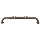 Top Knobs [TK343AG] Die Cast Zinc Cabinet Pull Handle - Chalet Series - Oversized - Ash Gray Finish - 7&quot; C/C - 7 5/8&quot; L