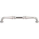 Top Knobs [TK343BSN] Die Cast Zinc Cabinet Pull Handle - Chalet Series - Oversized - Brushed Satin Nickel Finish - 7&quot; C/C - 7 5/8&quot; L