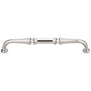 Top Knobs [TK343BSN] Die Cast Zinc Cabinet Pull Handle - Chalet Series - Oversized - Brushed Satin Nickel Finish - 7" C/C - 7 5/8" L