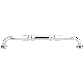 Top Knobs [TK343PC] Die Cast Zinc Cabinet Pull Handle - Chalet Series - Oversized - Polished Chrome Finish - 7" C/C - 7 5/8" L