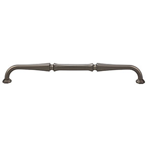 Top Knobs [TK344AG] Die Cast Zinc Cabinet Pull Handle - Chalet Series - Oversized - Ash Gray Finish - 9" C/C - 9 5/8" L