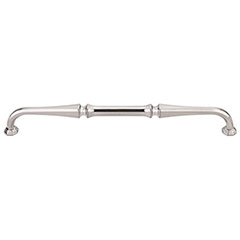 Top Knobs [TK344BSN] Die Cast Zinc Cabinet Pull Handle - Chalet Series - Oversized - Brushed Satin Nickel Finish - 9&quot; C/C - 9 5/8&quot; L
