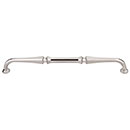 Top Knobs [TK344BSN] Die Cast Zinc Cabinet Pull Handle - Chalet Series - Oversized - Brushed Satin Nickel Finish - 9" C/C - 9 5/8" L