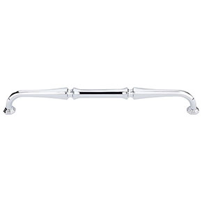 Top Knobs [TK344PC] Die Cast Zinc Cabinet Pull Handle - Chalet Series - Oversized - Polished Chrome Finish - 9" C/C - 9 5/8" L