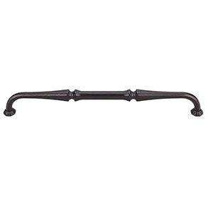 Top Knobs [TK344SAB] Die Cast Zinc Cabinet Pull Handle - Chalet Series - Oversized - Sable Finish - 9" C/C - 9 5/8" L