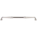 Top Knobs [TK345BSN] Die Cast Zinc Cabinet Pull Handle - Chalet Series - Oversized - Brushed Satin Nickel Finish - 12" C/C - 12 5/8" L