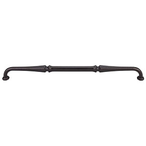 Top Knobs [TK345SAB] Die Cast Zinc Cabinet Pull Handle - Chalet Series - Oversized - Sable Finish - 12" C/C - 12 5/8" L