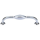 Top Knobs [TK232PC] Die Cast Zinc Cabinet Pull Handle - Chareau Series - Oversized - Polished Chrome Finish - 5 1/16" C/C - 5 3/4" L