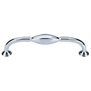 Top Knobs [TK232PC] Die Cast Zinc Cabinet Pull Handle - Chareau Series - Oversized - Polished Chrome Finish - 5 1/16&quot; C/C - 5 3/4&quot; L