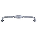 Top Knobs [TK233BI] Die Cast Zinc Cabinet Pull Handle - Chareau Series - Oversized - Black Iron Finish - 8 13/16" C/C - 9 5/8" L