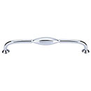 Top Knobs [TK233PC] Die Cast Zinc Cabinet Pull Handle - Chareau Series - Oversized - Polished Chrome Finish - 8 13/16" C/C - 9 5/8" L