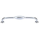 Top Knobs [TK233PC] Die Cast Zinc Cabinet Pull Handle - Chareau Series - Oversized - Polished Chrome Finish - 8 13/16&quot; C/C - 9 5/8&quot; L