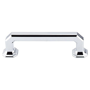 Top Knobs [TK287PC] Die Cast Zinc Cabinet Pull Handle - Emerald Series - Standard Size - Polished Chrome Finish - 3 3/4" C/C - 4 11/16" L