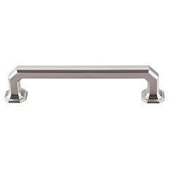 Top Knobs [TK288BSN] Die Cast Zinc Cabinet Pull Handle - Emerald Series - Oversized - Brushed Satin Nickel Finish - 5&quot; C/C - 5 7/8&quot; L