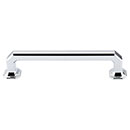 Top Knobs [TK288PC] Die Cast Zinc Cabinet Pull Handle - Emerald Series - Oversized - Polished Chrome Finish - 5" C/C - 5 7/8" L