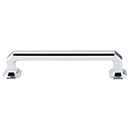 Top Knobs [TK288PC] Die Cast Zinc Cabinet Pull Handle - Emerald Series - Oversized - Polished Chrome Finish - 5&quot; C/C - 5 7/8&quot; L