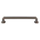 Top Knobs [TK289AG] Die Cast Zinc Cabinet Pull Handle - Emerald Series - Oversized - Ash Gray Finish - 7" C/C - 7 7/8" L